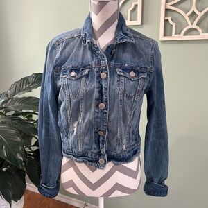 American Eagle Outfitters Classic Blue Denim Jacket
